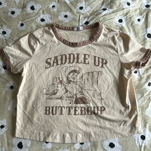 Graphic tee cowgirl (Ardene, M)